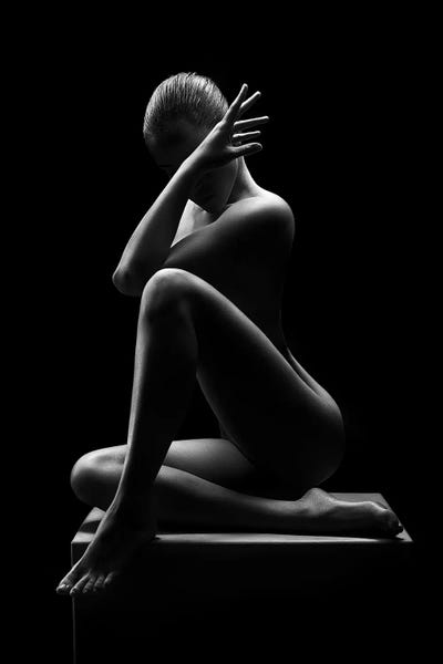 Nude Woman Bodyscape 41 by Johan Swanepoel acrylic art print