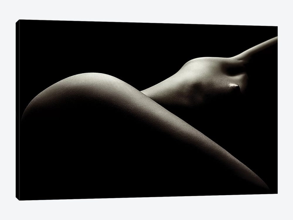 Nude Woman Bodyscape 44 by Johan Swanepoel 1-piece Canvas Print