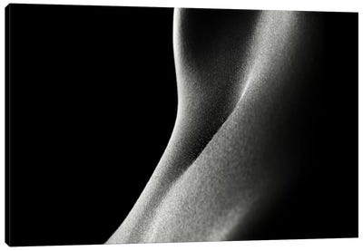Bodyscape Woman's Stomach  II Canvas Art Print - Johan Swanepoel