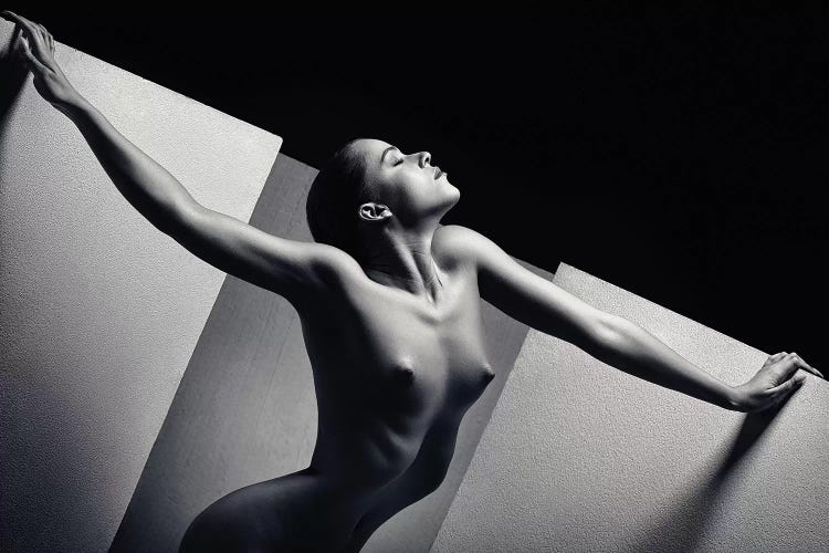 Nude Woman Between Walls II