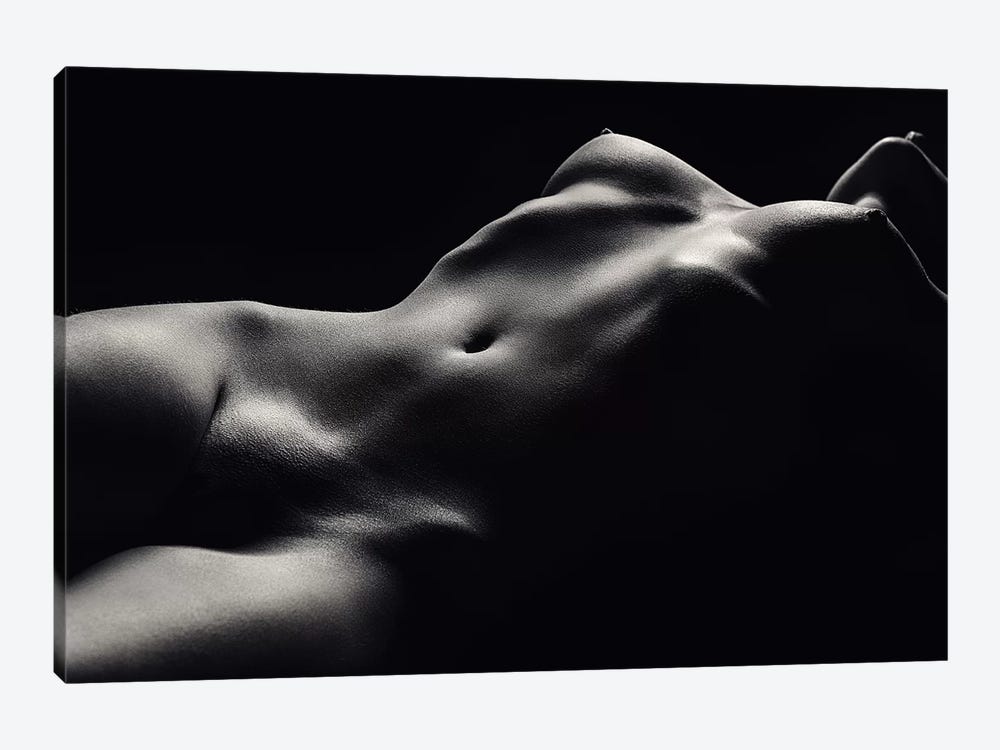 Nude Woman Bodyscape 47 by Johan Swanepoel 1-piece Canvas Wall Art