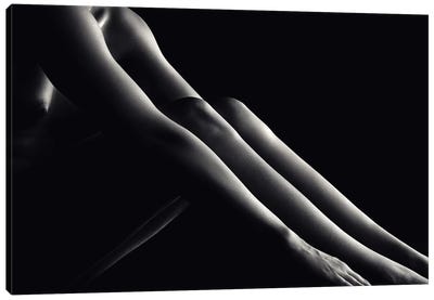 Nude Woman Bodyscape 48 Canvas Art Print - Johan Swanepoel