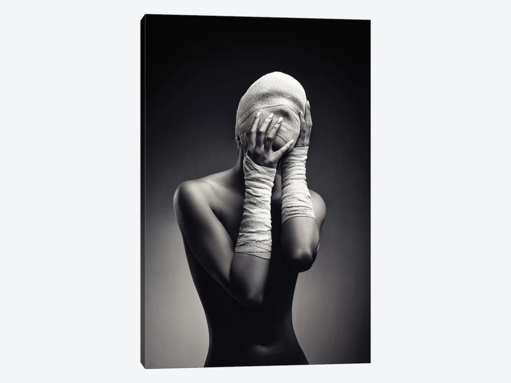 Woman In Bandages by Johan Swanepoel 1-piece Canvas Wall Art