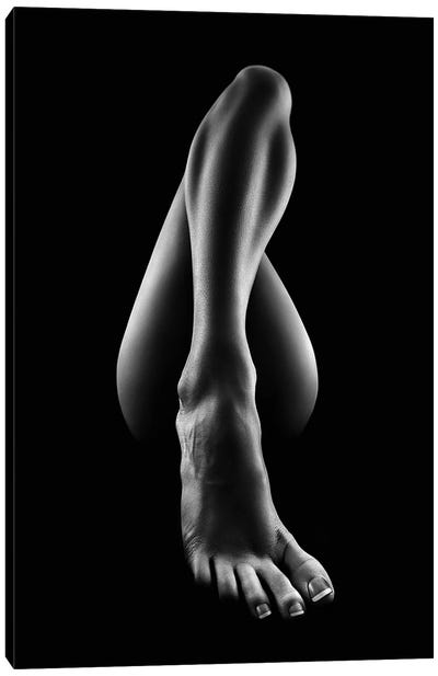 Nude woman bodyscape 56 Canvas Art Print - Legs