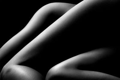 Nude Woman Bodyscape 58 by Johan Swanepoel acrylic art print