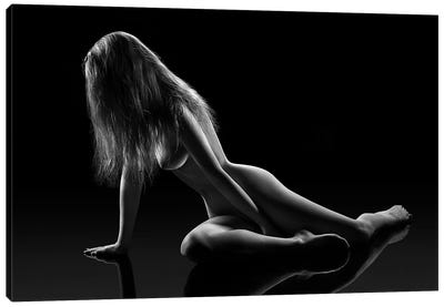 Nude Woman Bodyscape 60 Canvas Art Print - Johan Swanepoel