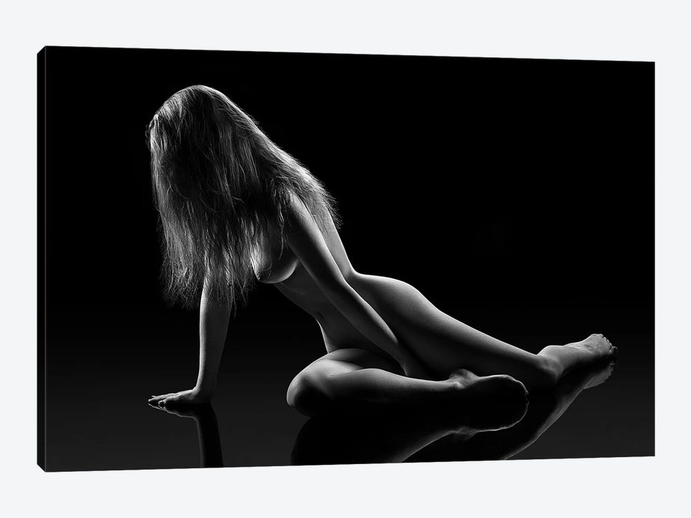 Nude Woman Bodyscape 60 by Johan Swanepoel 1-piece Canvas Print