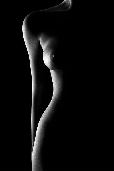 Female Nudes: Nude woman bodyscape 62 by Johan Swanepoel