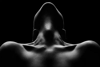 Nude woman bodyscape 63 by Johan Swanepoel acrylic art print