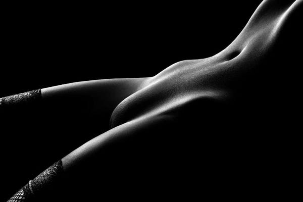 Nude Woman In Stockings