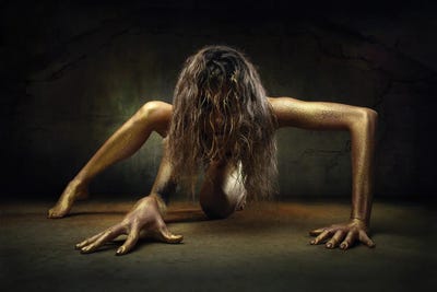 Nude Fine Art Colour I by Johan Swanepoel acrylic art print