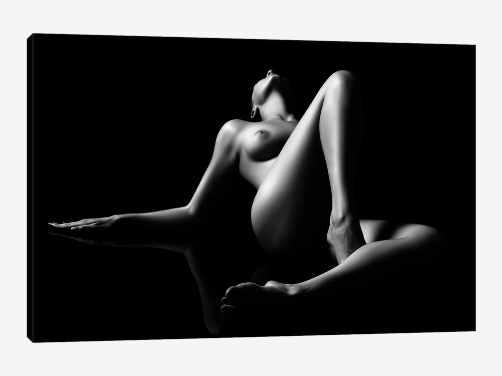 Nude Woman Bodyscape 66 by Johan Swanepoel 1-piece Canvas Print