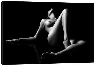Nude Woman Bodyscape 66 Canvas Art Print - Johan Swanepoel