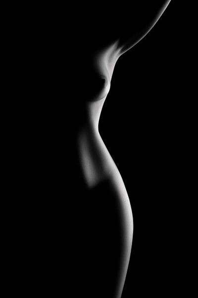 Nude Woman Bodyscape LXX by Johan Swanepoel acrylic art print