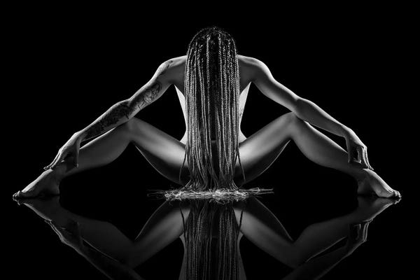 Johan Swanepoel: Nude Woman Bodyscape LXXIV by Johan Swanepoel