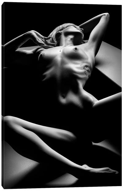 Sensual Nude Woman 5 Canvas Art Print - Johan Swanepoel