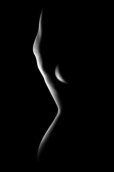 Black & White Photography: Nude Woman Bodyscape LXXVIII by Johan Swanepoel