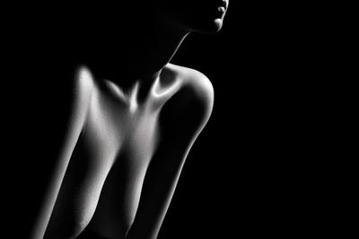 Nude Woman Bodyscape LXXXII by Johan Swanepoel acrylic art print