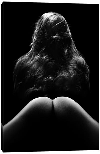 Sensual Nude Woman VI Canvas Art Print - Figurative Photography