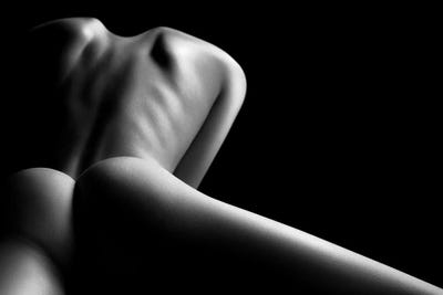 Johan Swanepoel - Unframed Prints: Nude Woman Bodyscape 103 by Johan Swanepoel