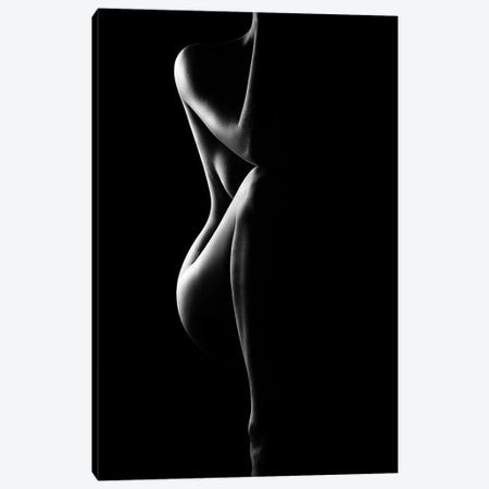Silhouette Of Nude Woman Canvas Print #JSW50} by Johan Swanepoel Canvas Print