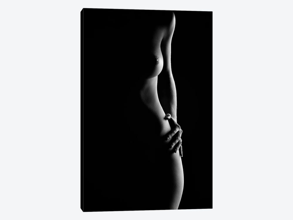 Bodyscape Nude Woman Standing by Johan Swanepoel 1-piece Canvas Art Print