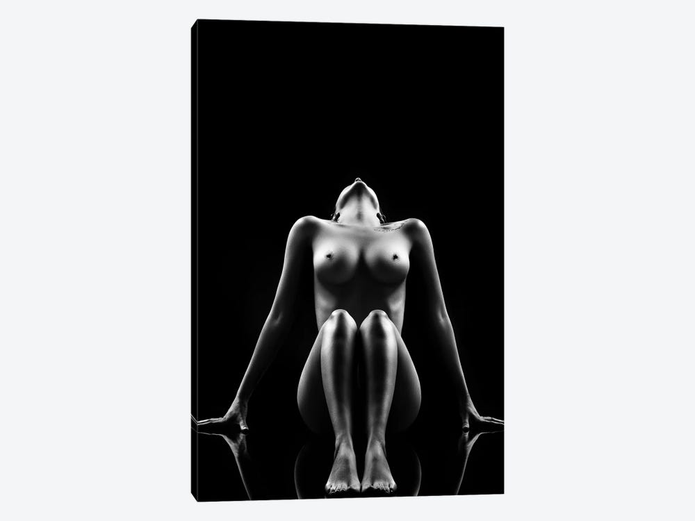 Nude Bodyscape Reflections I by Johan Swanepoel 1-piece Canvas Print
