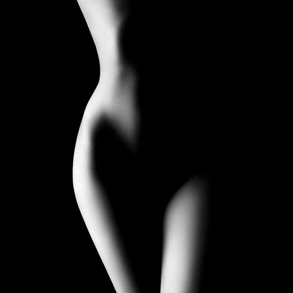 In The Shadows: Nude Woman Bodyscape XXIII by Johan Swanepoel