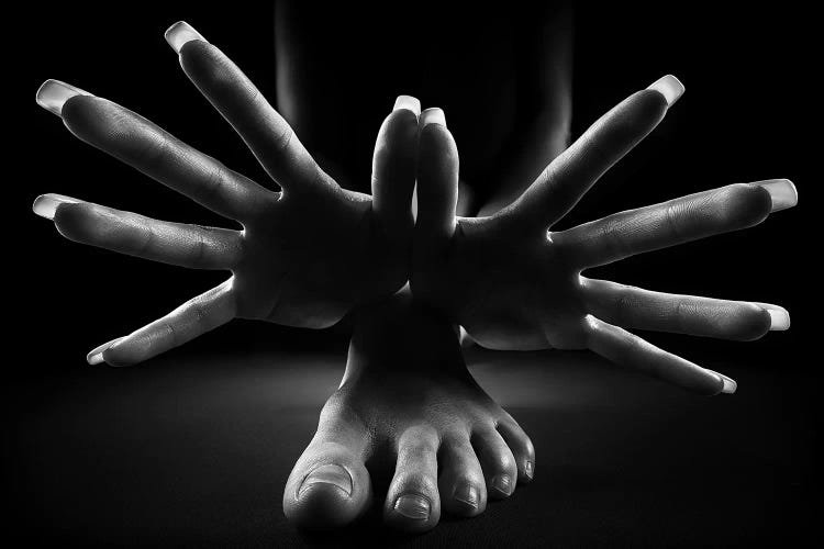 Figurative Body Parts II by Johan Swanepoel wall art