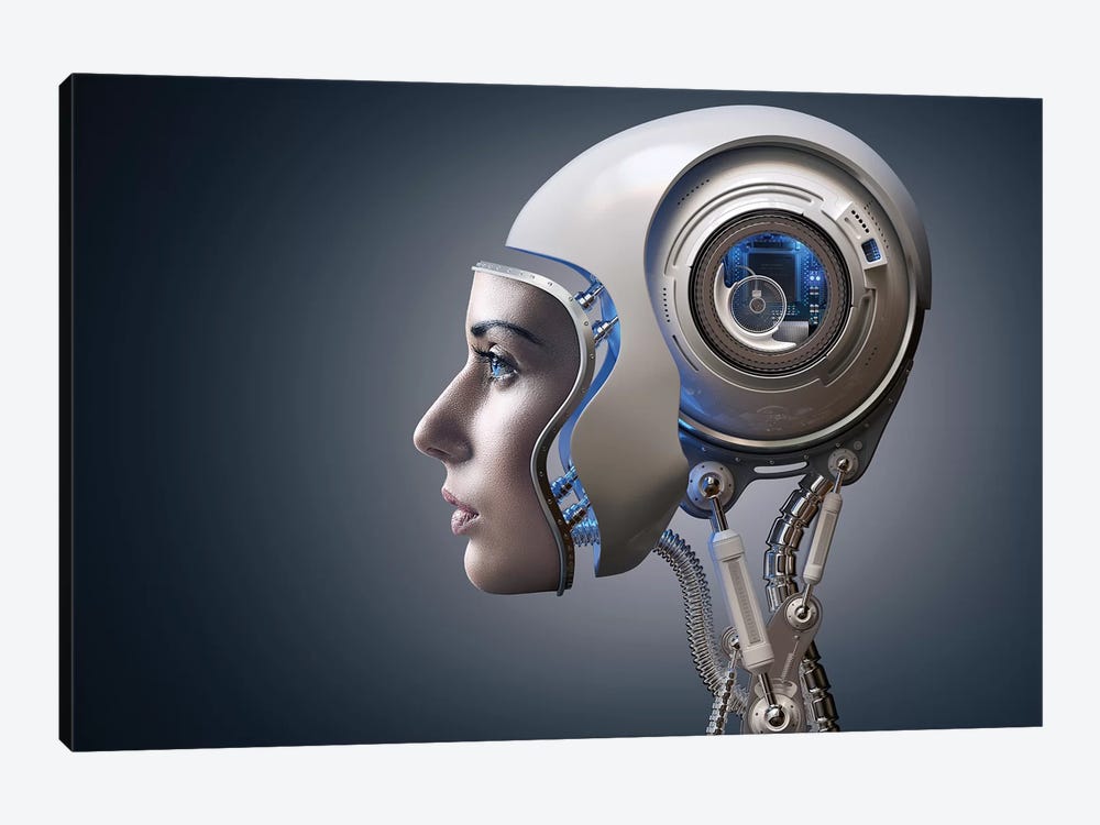 Next Generation Cyborg by Johan Swanepoel 1-piece Art Print