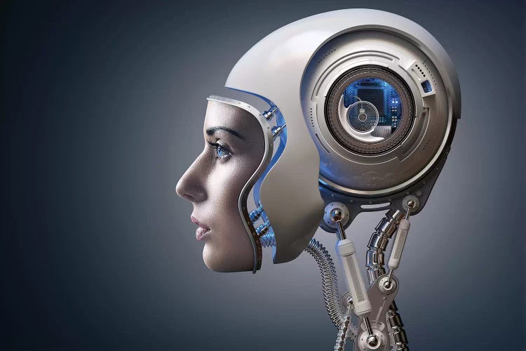 Next Generation Cyborg by Johan Swanepoel wall art