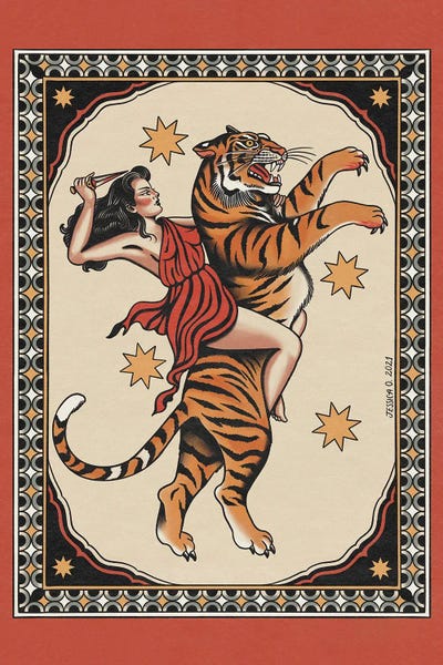 Tigers: Amazona (Dressed) by Jessica O.