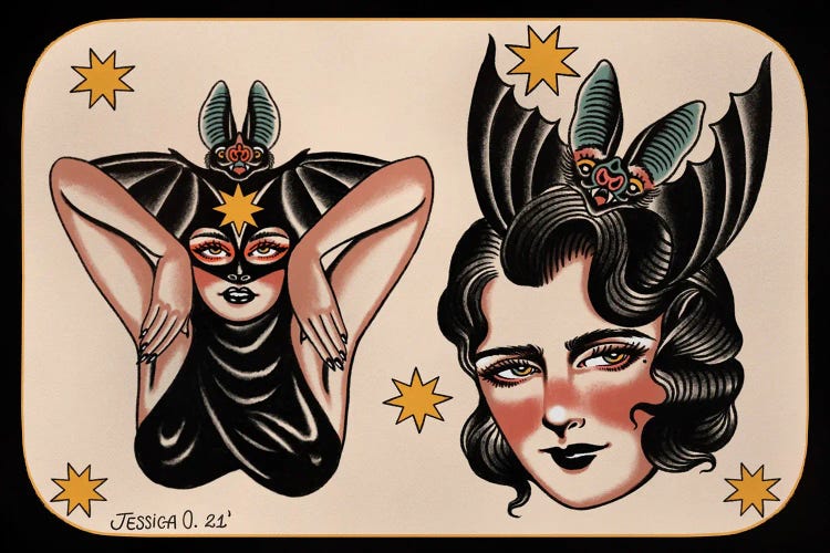 Bat About You by Jessica O. wall art