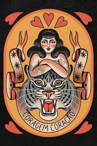 Tattoo Parlor: Courage Heart by Jessica O.