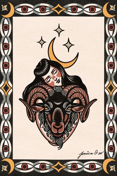 Kiss The Goat by Jessica O. gallery poster