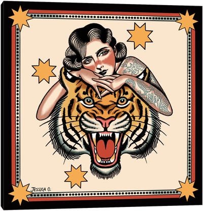 Selvagem Canvas Art Print - Tiger Art