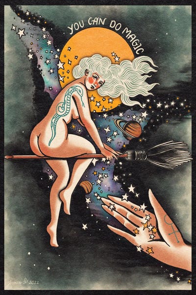 Edgy Bedroom: You Can Do Magic by Jessica O.