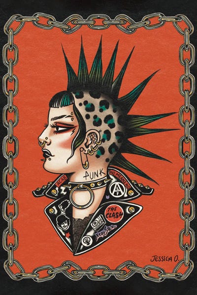 Tattoo Parlor: Punk Rock Girl by Jessica O.