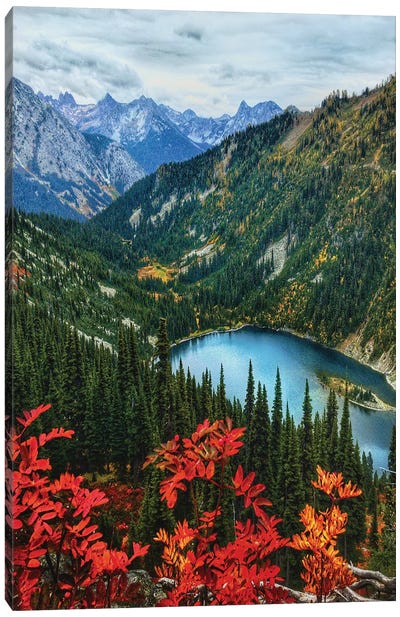 Chasing Autumn, North Cascades. Washington Canvas Art Print - Washington Art