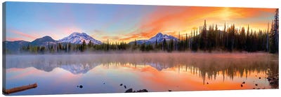 Chasing Light - Bend, Oregon Canvas Art Print - Sunset Shades