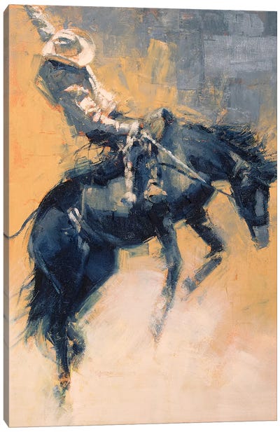 Mood Indigo III Canvas Art Print - Horseback Art