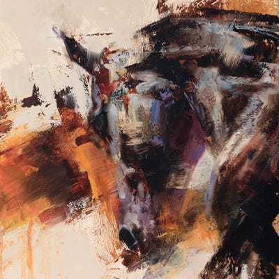 Polished Curve by Julie T. Chapman framed canvas print