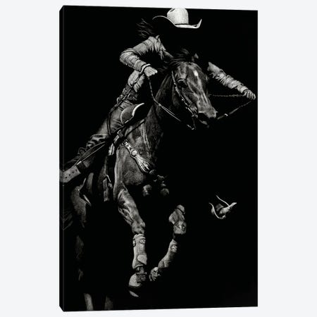 Scratchboard Rodeo IV Canvas Print #JTC41} by Julie T. Chapman Canvas Print