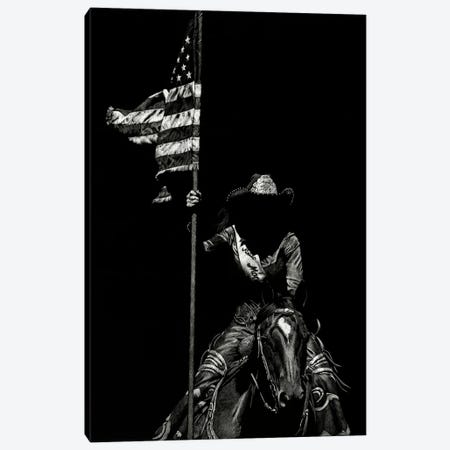 Scratchboard Rodeo VI Canvas Print #JTC43} by Julie T. Chapman Art Print