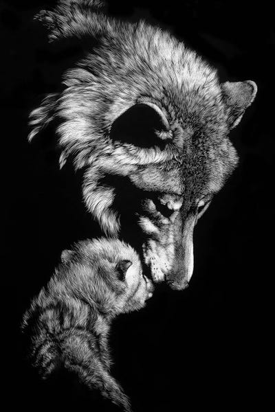 Tenderness by Julie T. Chapman framed canvas print