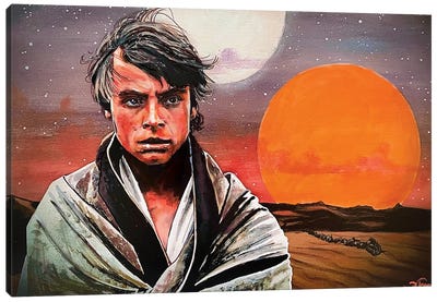 Destiny Canvas Art Print - Luke Skywalker