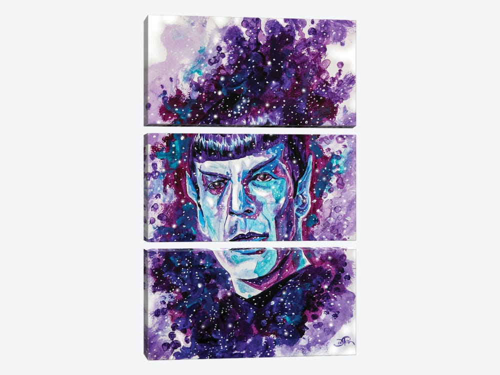 Final Frontier - Spock by Joel Tesch 3-piece Canvas Artwork