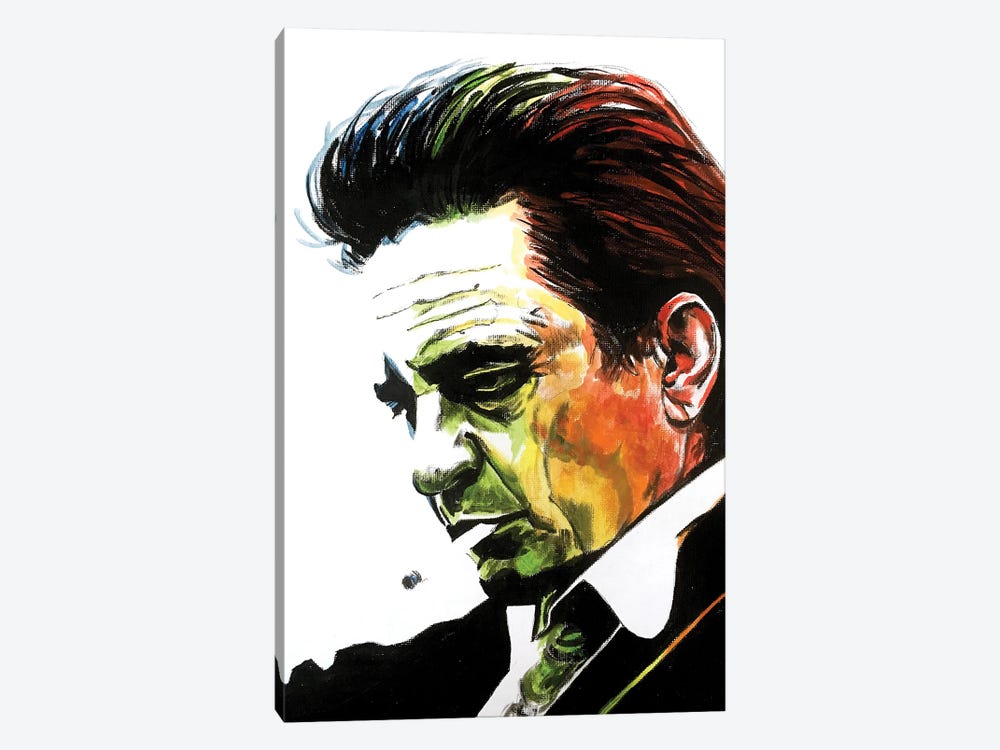 Johnny Cash by Joel Tesch 1-piece Art Print