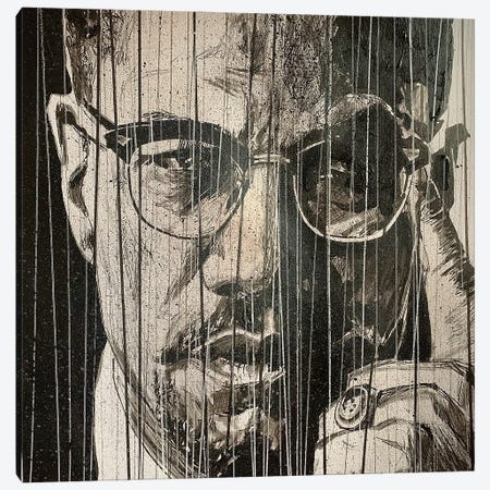 Malcolm X Canvas Print #JTE36} by Joel Tesch Art Print