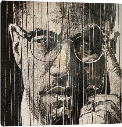 Malcolm X Canvas Art Print - Joel Tesch